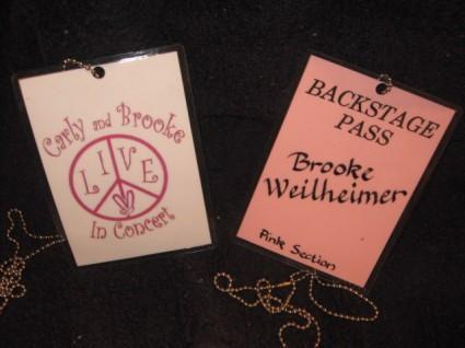 Weilheimer backstage pass