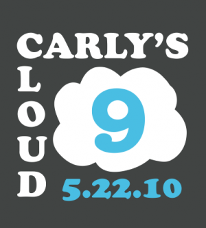 Carly's Cloud 9 sweatshirt logo