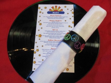 mindy weiss beatles napkin rings and centerpieces
