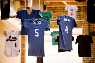 Mitzvah Inspire Two Sports hanging jerseys