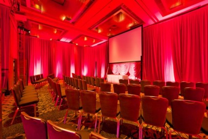 Mitzvah Inspire The Movies decor set as a movie theater