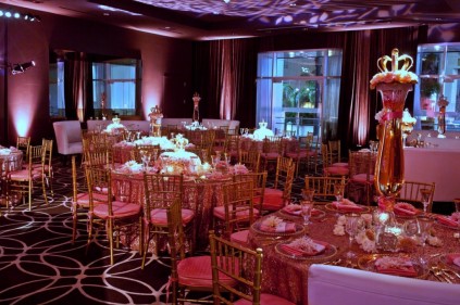 Mitzvah Inspire Juicy Couture tables