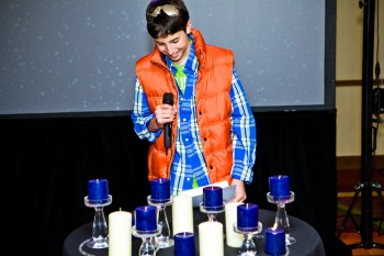 MItzvah Inspire Back to the Future candle lighting