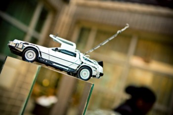Mitzvah Inspire Back to the Future centerpiece