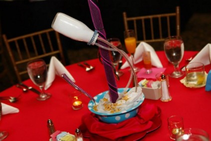 party in your pj centerpiece