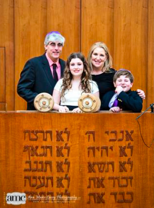 A Turquoise and Purple Inspired Bat Mitzvah in Conshohocken, Pennsylvania