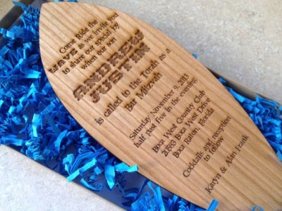 Etsy surfboard invite