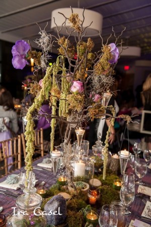 art and nature theme centerpiece