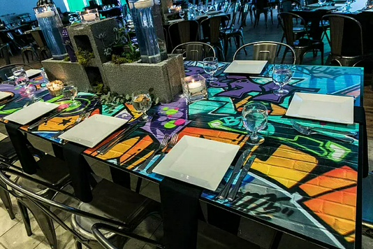 Glam, Graffiti & Grunge Themed Bat Mitzvah Celebration